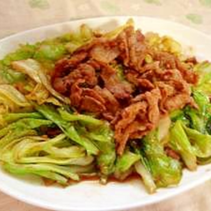 うまっ！簡単！キャベツと豚肉の味噌炒め